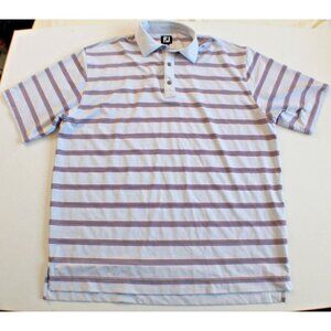 Footjoy Men's Pinstripe Polo Size XL